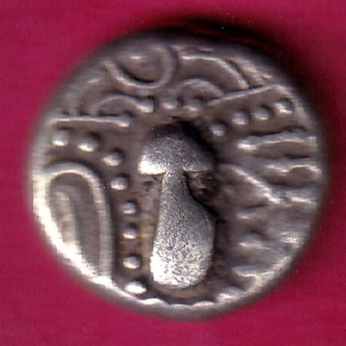 ANCIENT INDIA INDO SASSANAIN TYPE GADHAYA DYNASTY KING PORTRAIT-GB7