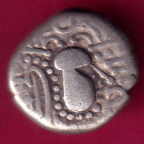 ANCIENT INDIA GADHAYA DYNASTY KING PORTRAIT COIN–@HUB2205