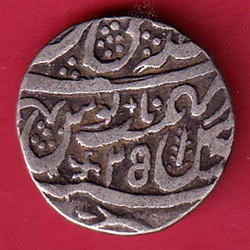 Rohilakhand ,Qasba panipat,Ino shahalam-ii SWASTIKA & UMBRELLA silver rupee-oo5896