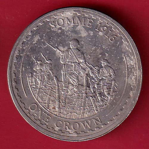 elizabeth ii queen of zibraltar 2014 one crown  :- OO3593