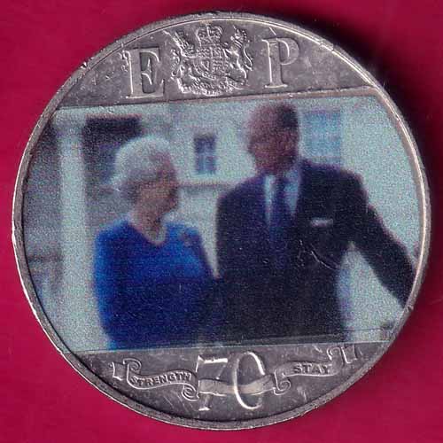 ELIZABETH II DEI-GRA REGINA. GIBRALTAR 2021 ONE CROWN E & P  –@HUB2429