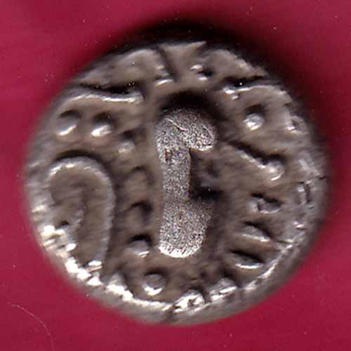ANCIENT INDIA GADHAYA DYNASTY KING PORTRAIT COIN –@HUB1532