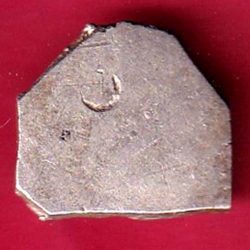 ANCIENT INDIA MAURYAN PERIOD ANIMAL STANDING MAGADH DYNASTY SILVER PUNCHMARK –@HUB4558