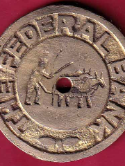 BANK TOKEN:- THE FEDERAL BANK NO.13 -VA286