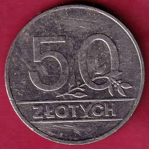 Rzeczpospolita Polska 1990 / 50  Zloty : S2451
