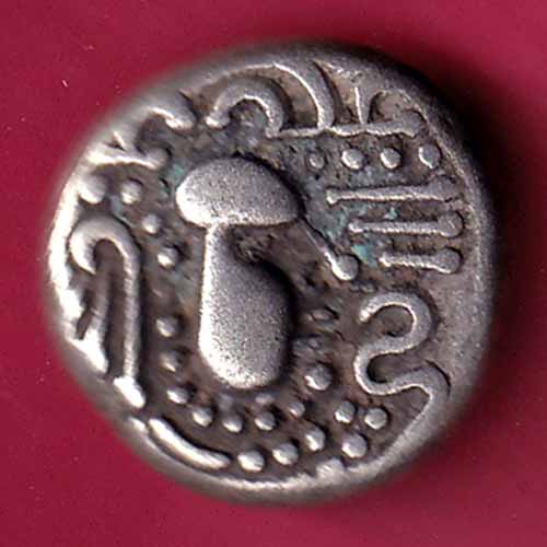 ANCIENT INDIA GADHAYA DYNASTY KING PORTRAIT COIN –@HUB1714
