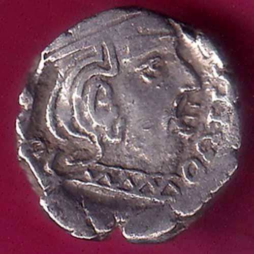 ANCIENT INDIA KSHATRAP DYNASTY KINGS PORTRAIT RARE SILVER COIN–VA998