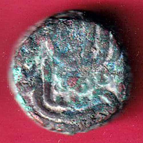gujarat ahmedshah falus copper coin Weight – 9.48 gm –VA934