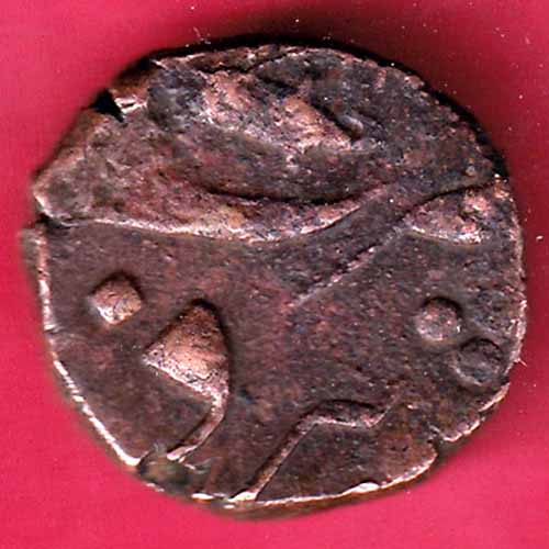 GWALIOR STATE JAWAD MINT ONE PAISA COPPER COIN  :- S2486