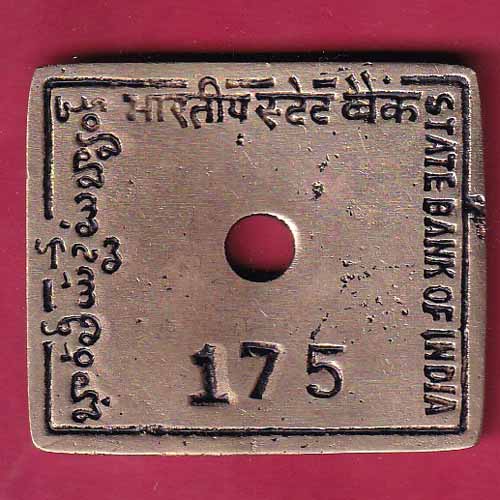 bank token:- state bank of india m.j.j.road br. no.175 -VA292