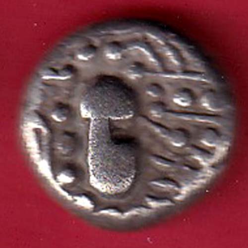ANCIENT INDIA GADHAYA DYNASTY KING PORTRAIT COIN:- oo3723