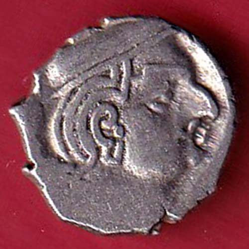 ANCIENT INDIA KSHATRAP DYNASTY KINGS PORTRAIT RARE SILVER COIN- OO3564