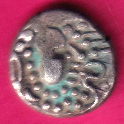 ANCIENT INDIA INDO SASSANAIN TYPE GADHAYA DYNASTY KING PORTRAIT RARE COIN:- OO1361