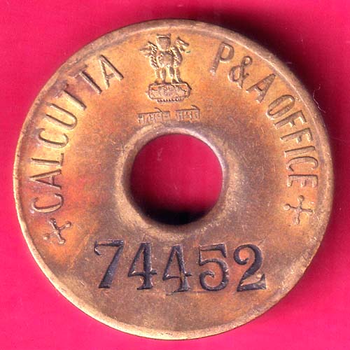 Token : CALCUTTA P&A OFFICE 74041–@HUB5736