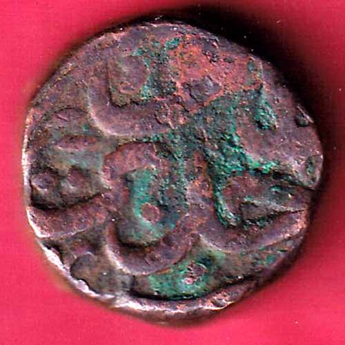 Ahmednagar sultanate nizam shahi falus copper coin :- S2394