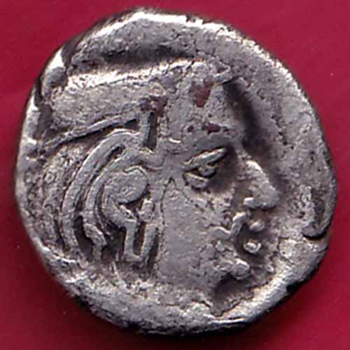 ANCIENT INDIA KSHATRAP DYNASTY KINGS PORTRAIT RARE SILVER COIN : S2456