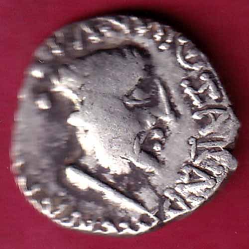 ANCIENT INDIA NAHAPAN DYNESTY KINGS PORTRAIT SILVER COIN :- S2497