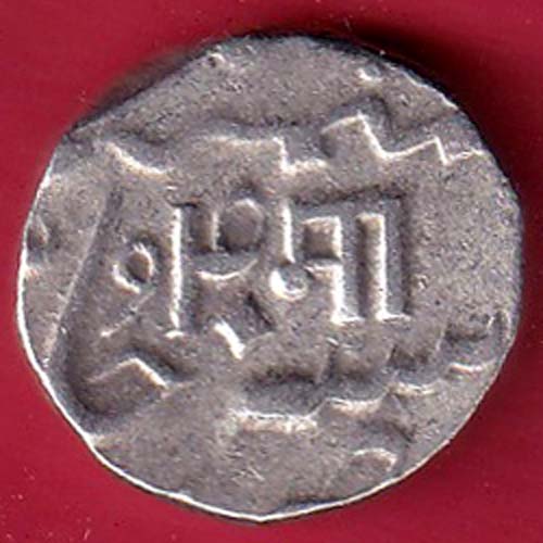 baroda state manaji rao one rupee silver coin - oo5634