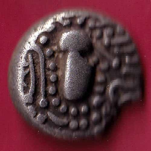 ANCIENT INDIA GADHAYA DYNASTY KING PORTRAIT COIN :- @HUB1364