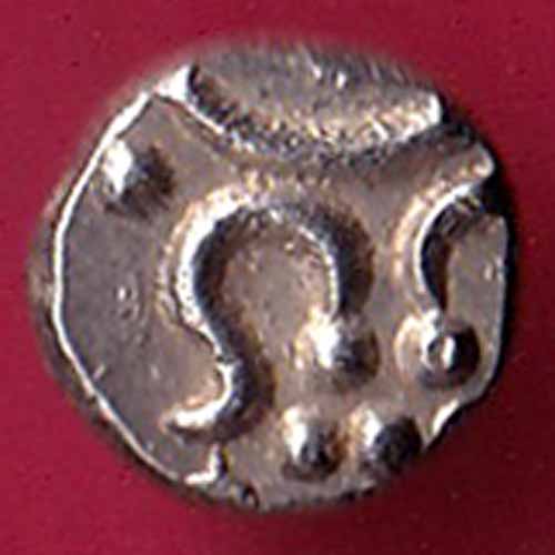 TRAVANCOR STATE RAJARAM VERMA IV SILVER CHUKRAM COIN - S1533