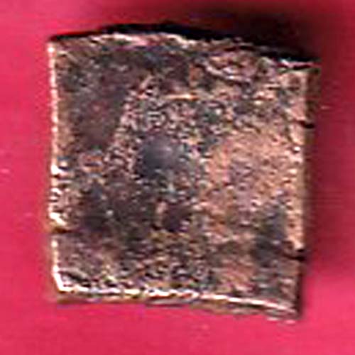 ancient cetral india copper punchmark ujjainy symbols on coin:- OO2429
