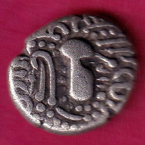 ANCIENT INDIA GADHAYA DYNASTY KING PORTRAIT COIN–@HUB1918
