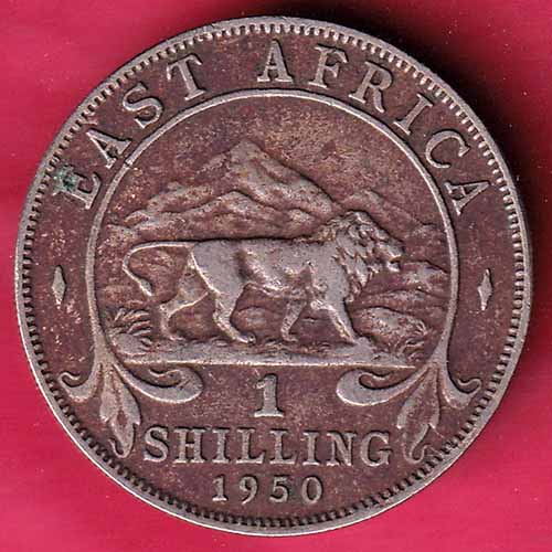 East Africa 1950 Georgivs Sextvs.Rex 1 Shilling – S1903