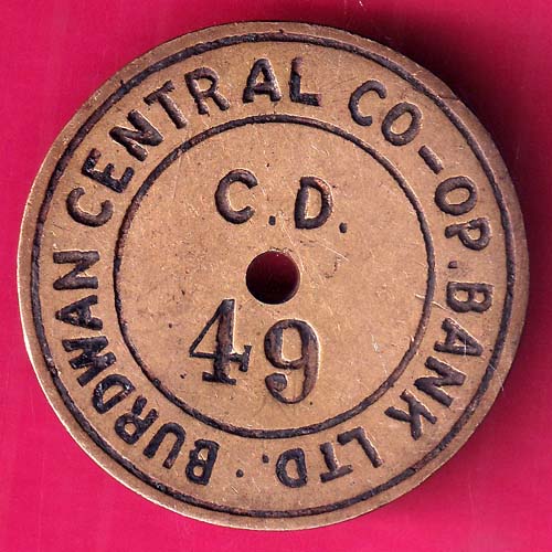 BANK TOKEN :- BURDWAN CENTRAL CO-OP-BANK LTD-OO604