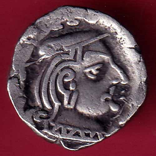 Ancient India Kshtrap Dynasty Kings Portrait Silver Coin :- S2268