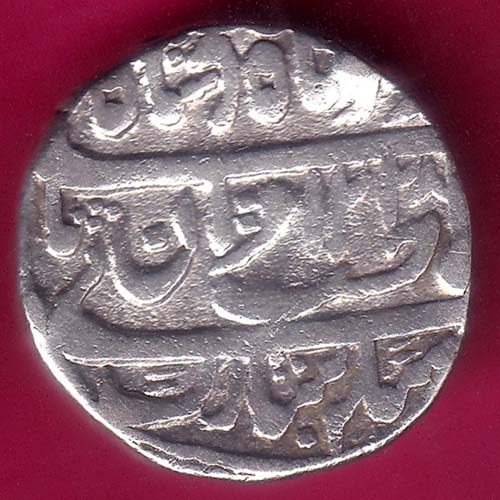 IPS Gwalior Sheopur Mint INO Muhammad Akbar II one rupee silver coin –@HUB2870