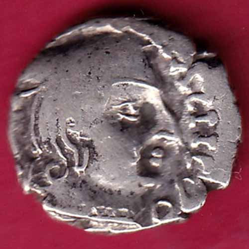 ANCIENT INDIA KSHATRAP DYNASTY KINGS PORTRAIT RARE SILVER COIN:- S2703