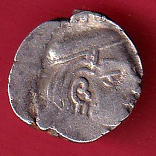 ANCIENT INDIA KSHATRAP DYNASTY KINGS PORTRAIT SILVER COIN:- OO3126