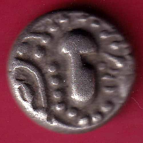 ANCIENT INDIA GADHAYA DYNASTY KING PORTRAIT COIN – S1912
