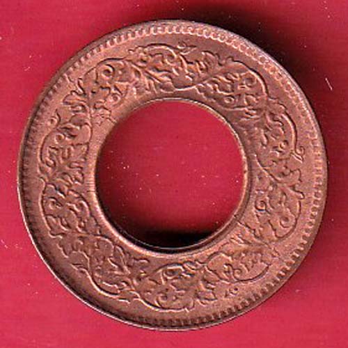 British India 1944 Lahor mint One Pice copper coin-oo5578