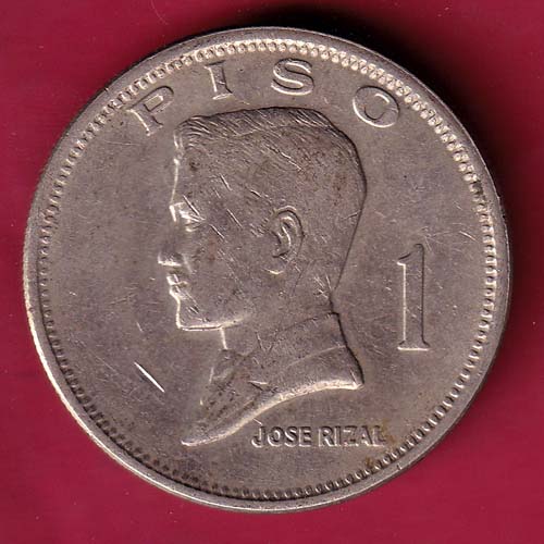 Philippines 1 Piso JOSE RIZAL 1972 :-S2660