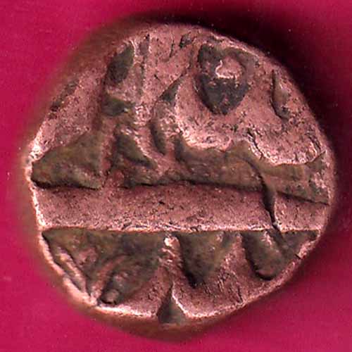 Ahmednagar sultanate nizam shahi falus copper coin–@HUB2450