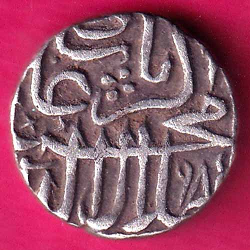 MUGHALS MOHD. AKBAR MAHMUDI RARE SILVER COIN :- OO478