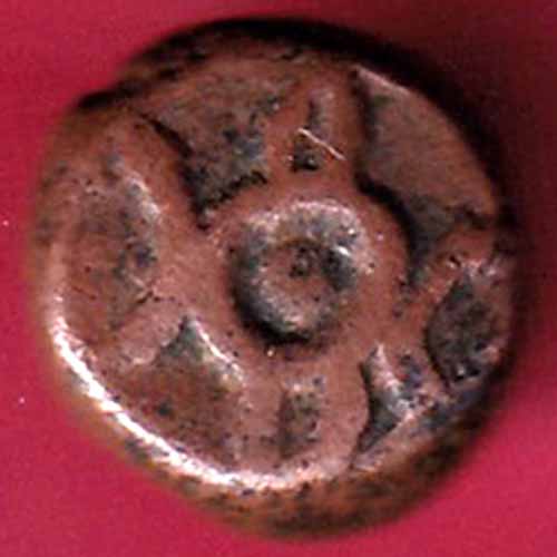 SOUTH INDIA COPPER COIN  :- S1290