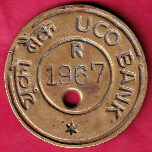 Uco Bank Token R-1967 :- S2384