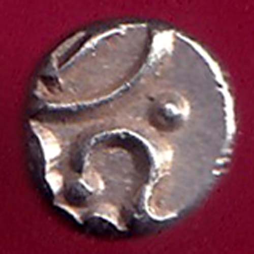 TRAVANCORE STATE RAJARAM VERMA IV SILVER CHUKRAM COIN- @HUB2003