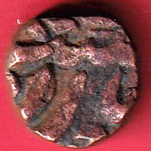 Mughals Akbar Burhanpur Mint quatre Dam :- OO3329