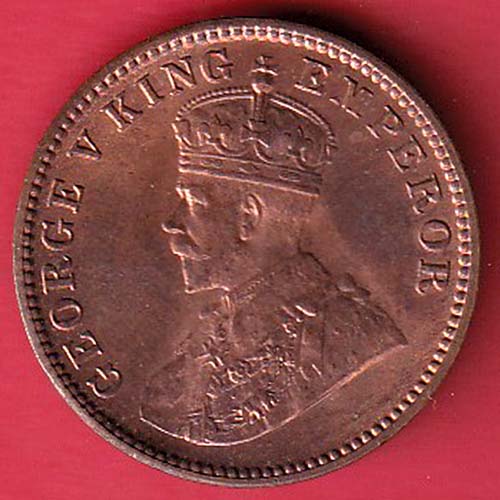 British India 1936 George V One Quarter Anna:- OO3061
