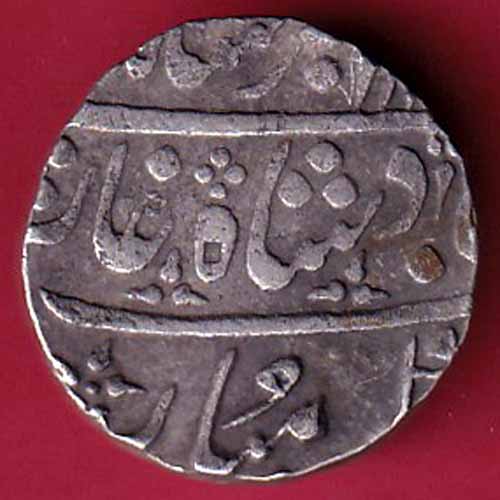 Bombay presidency AHMEDABAD mint ONE rupee Silver coin -VA185