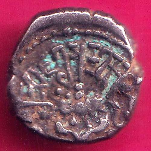 Ancient india gupta dynasty king portrait RARE SILVER COIN :- OO1647