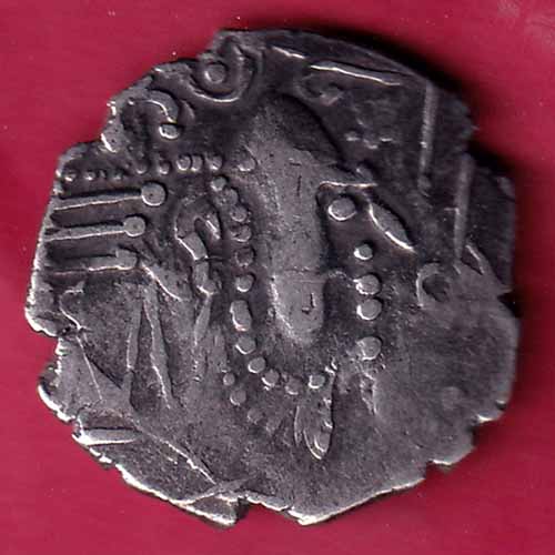 ANCIENT INDIA INDO SASSANIAN SRI HA SERIES RAJASTHAN RARE SILVER COIN : S2452
