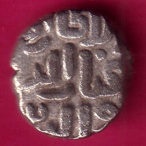 DELHI SULTAN 715-727 Ghiyath al-din Tughluq billon 4 Gani Scare COIN :- OO2036