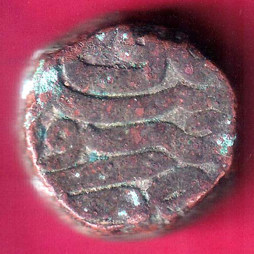 MUGHALS AKBAR AJMER MINT DATE 999 ONE DAM–@HUB3359