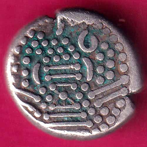 ANCIENT INDIA INDO SASSANAIN TYPE GADHAYA DYNASTY KING PORTRAIT RARE COIN-OO633