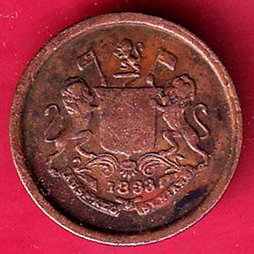 Bombay Presidency 1 Pie 1248-1833 copper coin  – OO2594