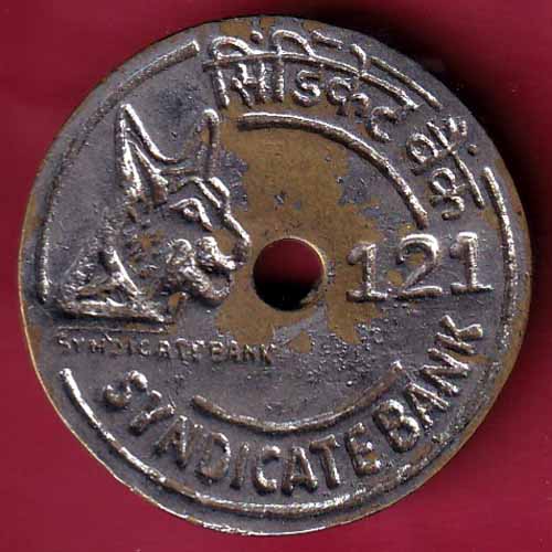 Syndicate Bank Token Mysore Road Banglore  :- S2722